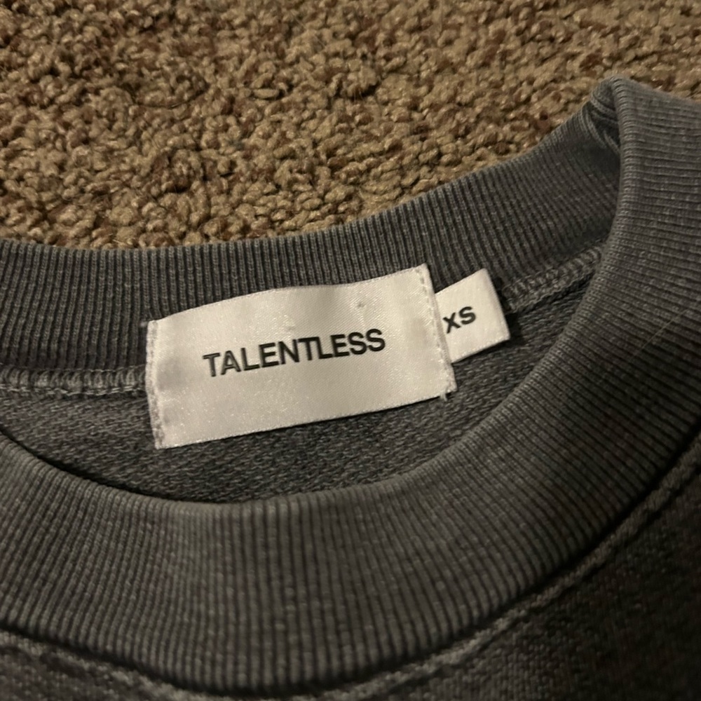 Real Talentless Cropped Hoodie